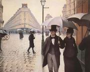 Gustave Caillebotte Paris Street A Rainy Day (mk09) oil on canvas